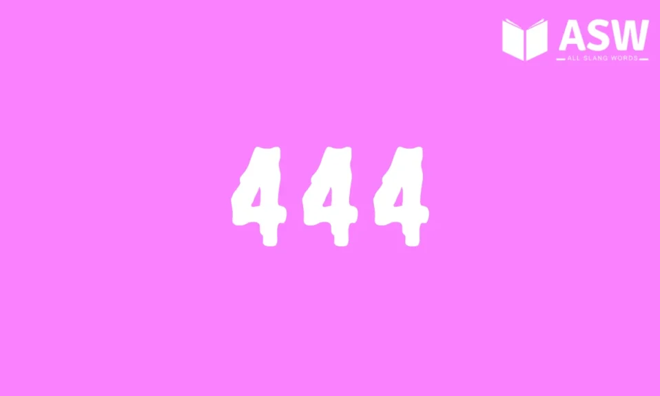 444 angle number meaning